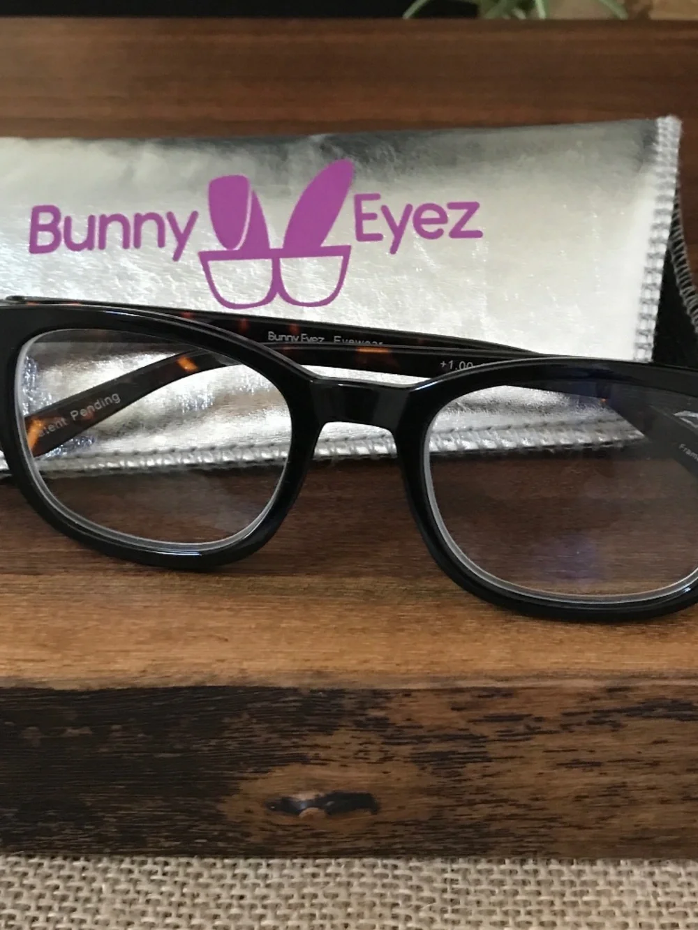 Bunny Eyez “Anna” +1.00 Tortoise Reader Glasses